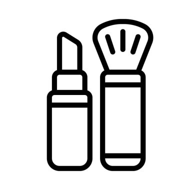 Güzellik Ürünleri Web simgesi vektör illüstrasyonu