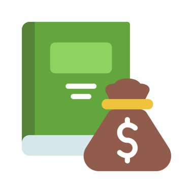 finans ve para konsept simgesi, vektör illüstrasyonu basit tasarım