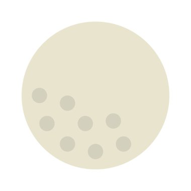 Golf Topu web simgesi vektör illüstrasyonu