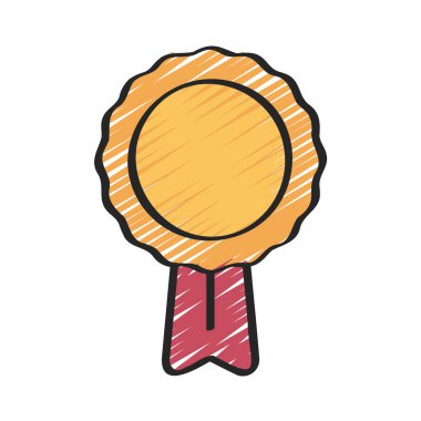 Kurdele Web simgesi, vektör illüstrasyonu         