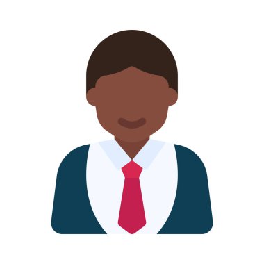 İş adamı web simgesi vektör illüstrasyonu