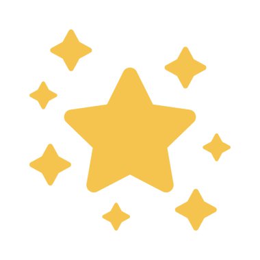 yıldızlar web simgesi vektör illüstrasyonu                                                  