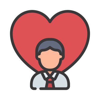 Çalışan Sağlığı simgesi, vektör illüstrasyonu 