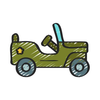 cip simgesi, vektör illüstrasyonu basit tasarım