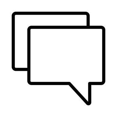 ileti simgesi, vektör illüstrasyonu 