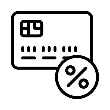 Kredi kartı web simgesi vektör illüstrasyonu