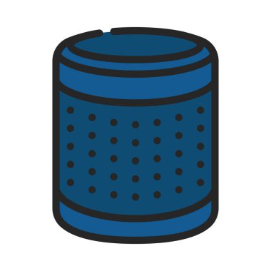 Akıllı Sözcü simge vektör resimleme tasarımını izole etti