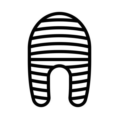 Somon Dilimi Web simgesi vektör çizimi