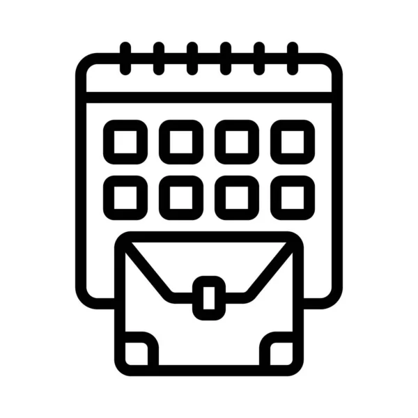 Programa Negocios Icono Web Vector Ilustración — Archivo Imágenes Vectoriales