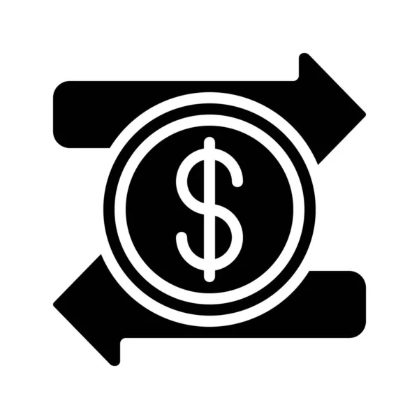 Ticaret Para simgesi, vektör illüstrasyonu 