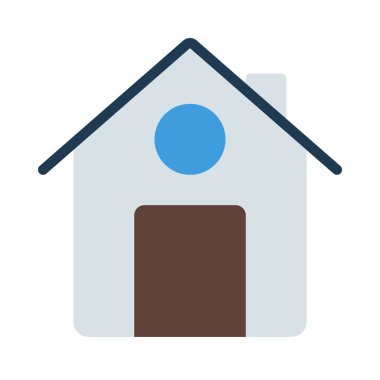 ev düğmesi simgesi, vektör illüstrasyonu   