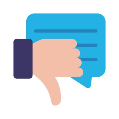 İleti simgesi, vektör illüstrasyonu  