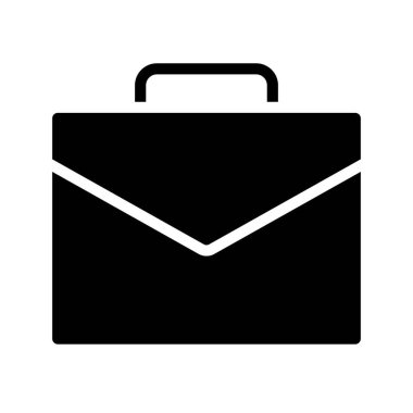İş Brief Case web simgesi vektör illüstrasyonu