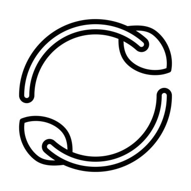 Bitki Döngüsü Web simgesi vektör çizimi