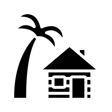 plaj konsepti vektör illüstrasyonu