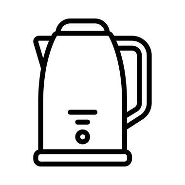 Kettle ağ simgesi vektör illüstrasyonu