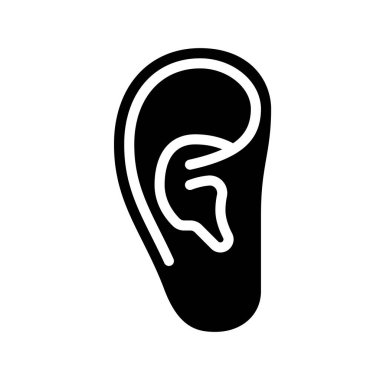 kulak ağ ikonu vektör illüstrasyonu