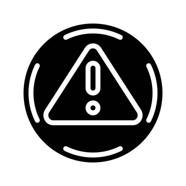 Hata Işığı web simgesi vektör çizimi