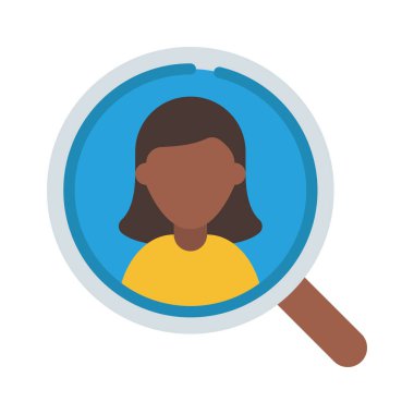 İşe alım web simgesi vektör illüstrasyonuName