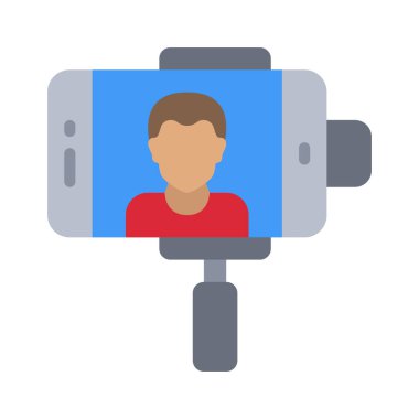 Iphone Gimbal web simgesi vektör illüstrasyonu