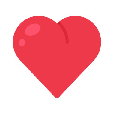 Heart Element Web simgesi vektör çizimi