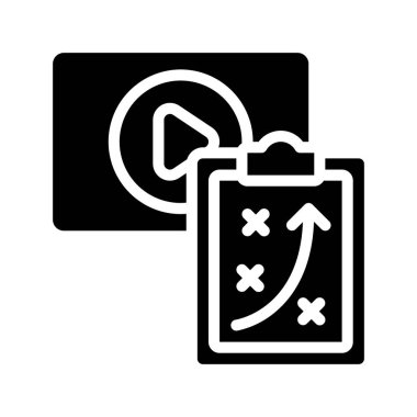 Rota Planı Web simgesi vektör çizimi