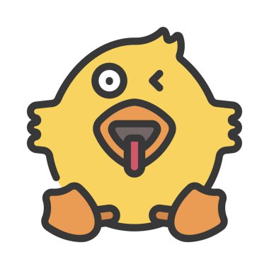 Wink Web simgesi vektör çizimi