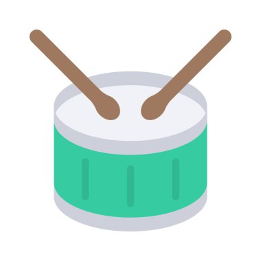 Web simge vektör çizim davul