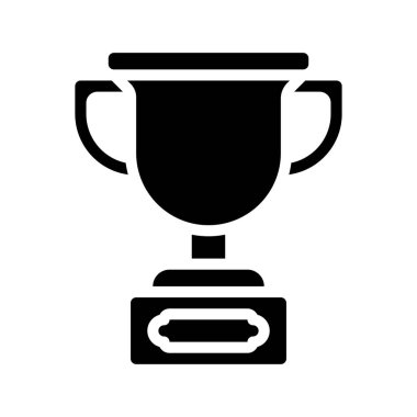 kupa ödülü izole edilmiş ikon vektör illüstrasyon tasarımı