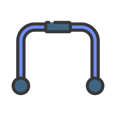 Dip Çubukları Web simgesi vektör resimlemesi