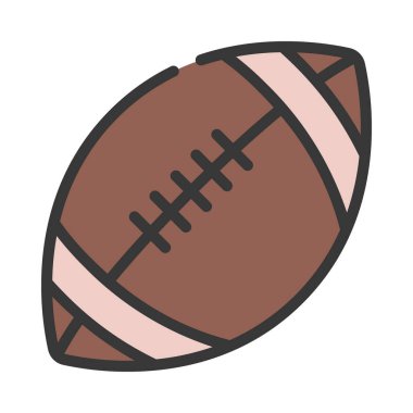 Amerikan Futbol web sitesi vektör illüstrasyonu