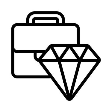 İş Değeri web simgesi vektör çizimi