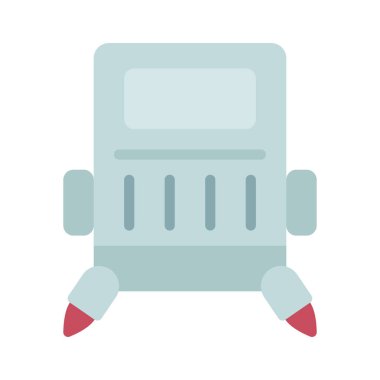 Uzay Jet Pack ağ simgesi vektör çizimi