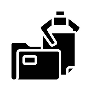 Robot Düzenleyici Web simgesi vektör illüstrasyonu