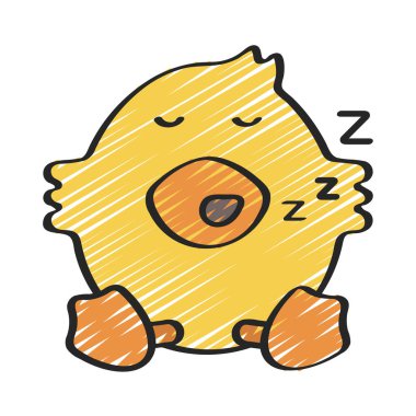 uyku ağı ikonu vektör illüstrasyonu