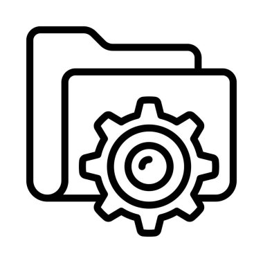 Dizin ikonu vektör illüstrasyonu