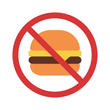 Gıda Ağı ikonu vektör illüstrasyonu yok