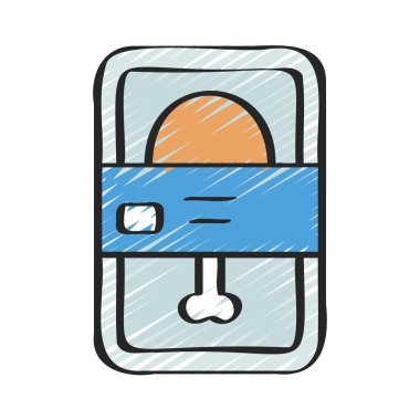 Türkiye Bacak Paketleme Ağı vektör illüstrasyonu