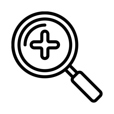 Web simgesi vektör illüstrasyonuna Büyüt