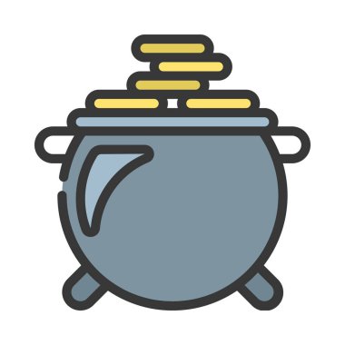 para vektörü düz renk simgesi