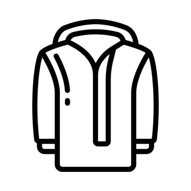 Coat web icon vector illustration
