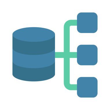 Veri Yapısı simgesi, vektör illüstrasyonu  