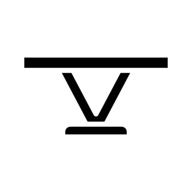 Modern Yemek Tablosu Web ikonu vektör çizimi