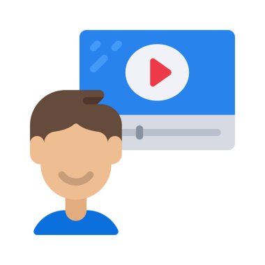 Çevrimiçi Rota Web ikonu vektör illüstrasyonu