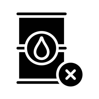 Yağ ağ ikonu vektör illüstrasyonu yok
