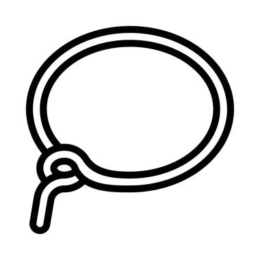 Bagaj Kapağı Web simgesi vektör illüstrasyonu