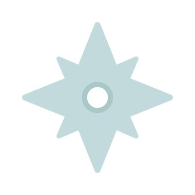 Yıldız Ağı ikon vektör illüstrasyonu atılıyor