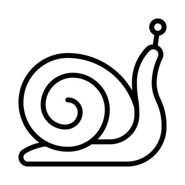 Salyangoz Web simgesi basit tasarım