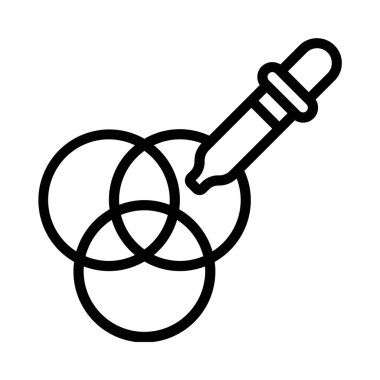 Renk Seçimi vektör illüstrasyonu