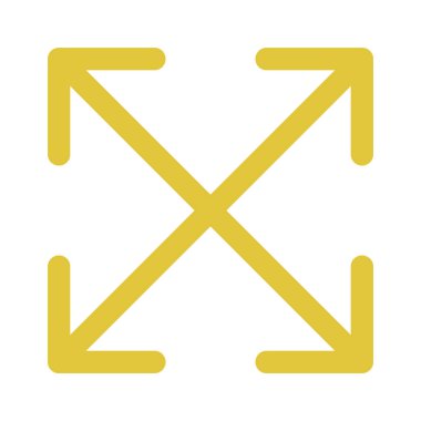 Okların simge vektör resimlerini genişlet